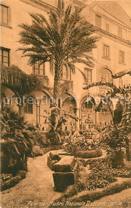 Palermo Sicilia Museo Nazionale Cortile