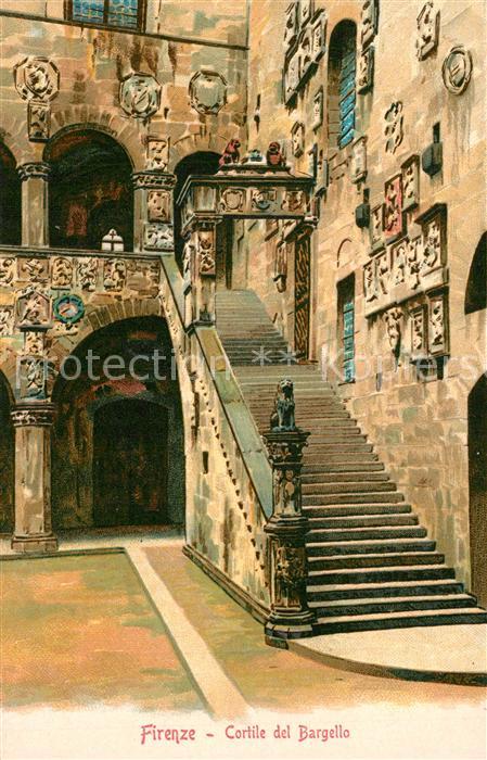 Firenze Florenz Cortile del Bargello