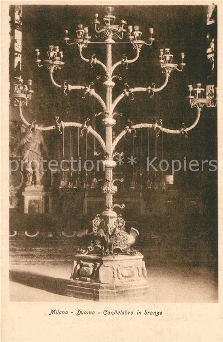 Milano Duomo Candelabro in Bronzo