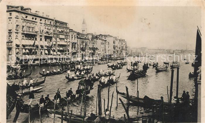 Venezia Venedig Canal Grande Alberghi