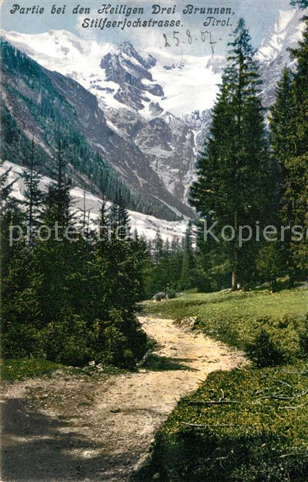 Trafoi S?dtirol Heilige Drei Brunnen Stilfserjochstrass