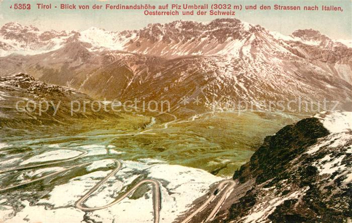 Piz Umbrail Blick von der Ferdinandsh?he