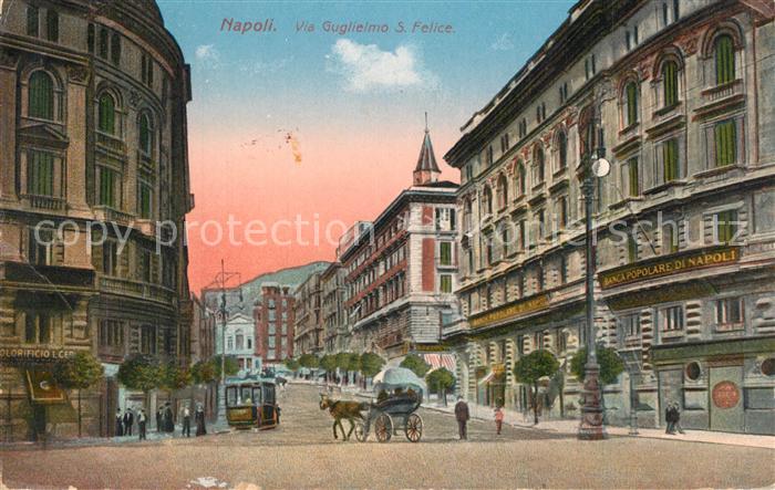 Napoli Neapel Via Guglielmo S. Felice Banca Popolare di Napoli