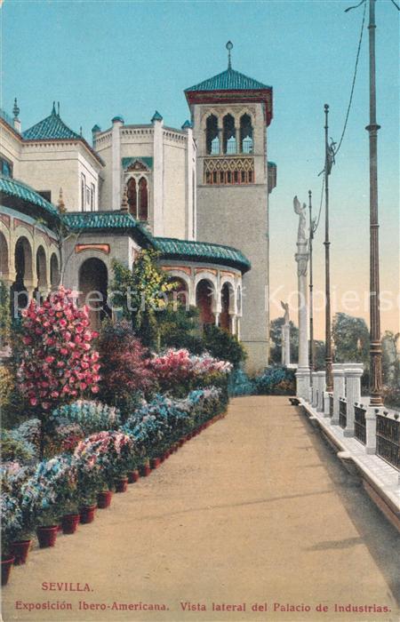 Sevilla Andalucia Exposicion Ibero-Americana Palacio de Industrias