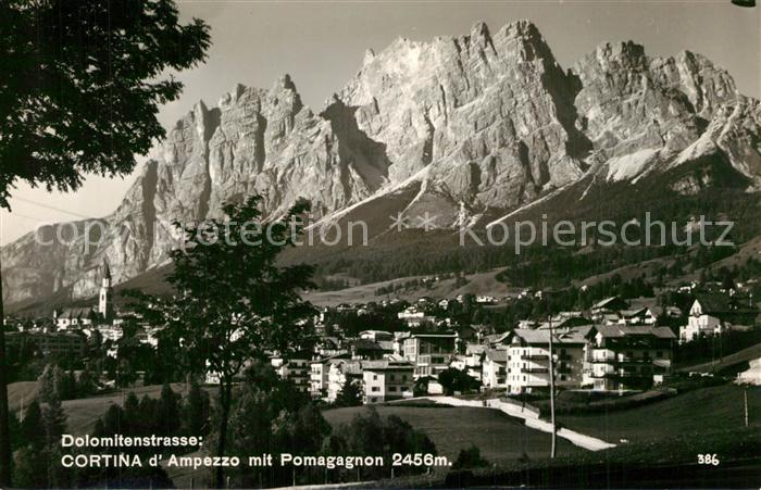 Cortina d Ampezzo Dolomitenstrasse Pomagagnon