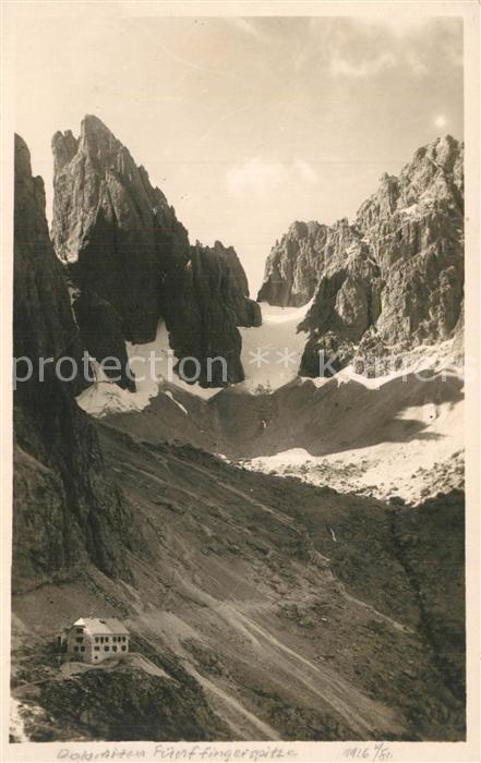 Langkofelh?tte F?nffingerspitze Dolomiten