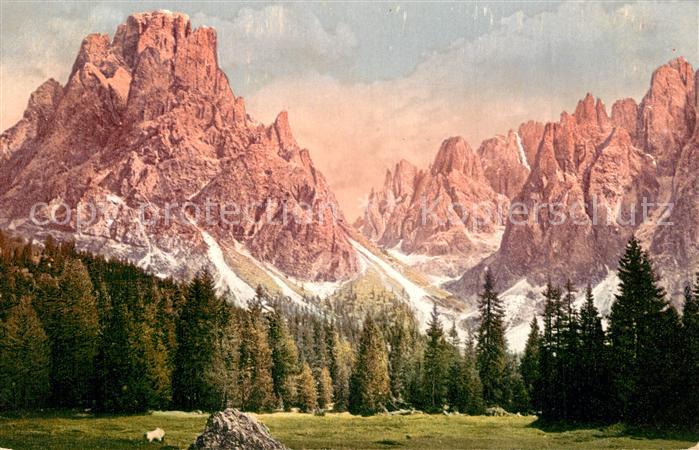 Groednertal Langkofelgruppe vom Confinboden