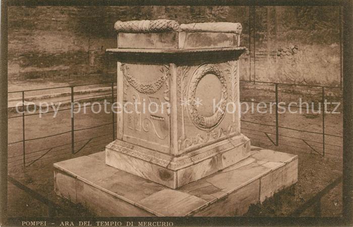 Pompei Ara del Tempio di Mercurio