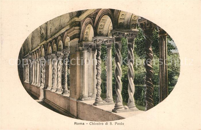 Roma Rom Chiostro di San Paolo