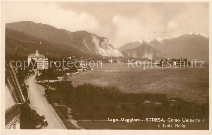 Stresa Lago Maggiore Corso Umberto I Isola Bella