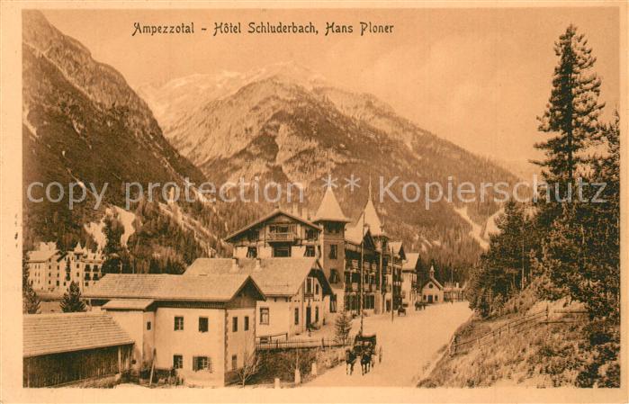 Schluderbach Carbonin Ampezzotal Hotel Schluderbach