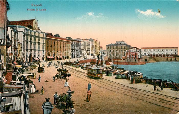 Napoli Neapel Strada S. Lucia