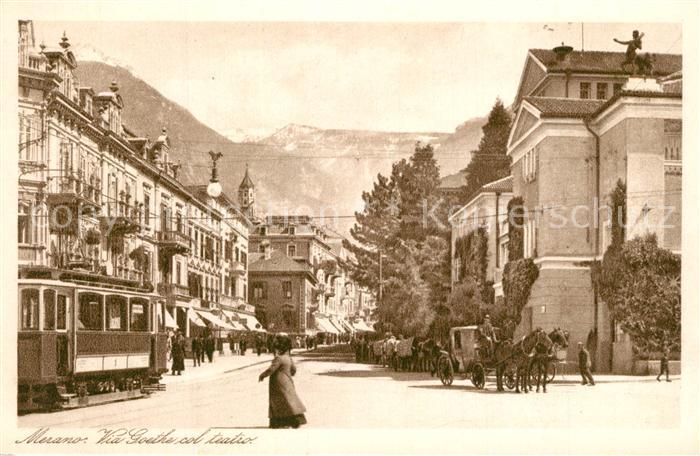 Merano Suedtirol Via Goethe Teatro