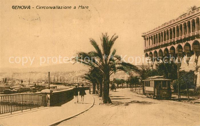 Genova Genua Liguria Circonvallazione a Mare Strassenbahn