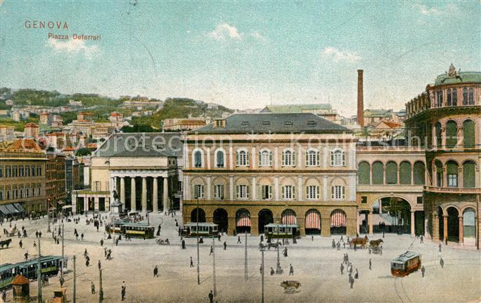 Genova Genua Liguria Piazza Deferrari