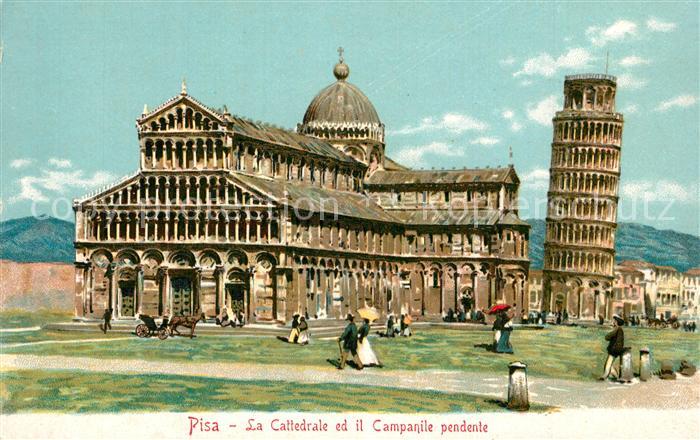 Pisa Cattedrale Campanile Pendente