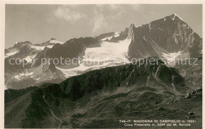 Madonna di Campiglio Cima Presanella Monte Spinale