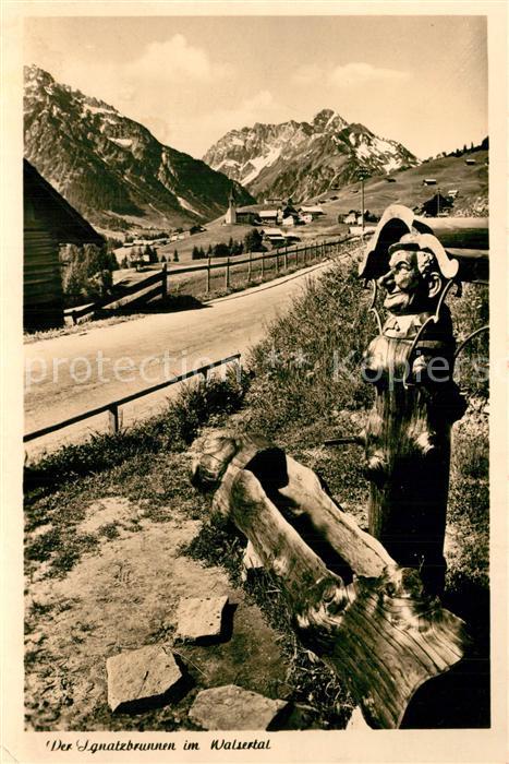 Walsertal Kleinwalsertal Ignatzbrunnen