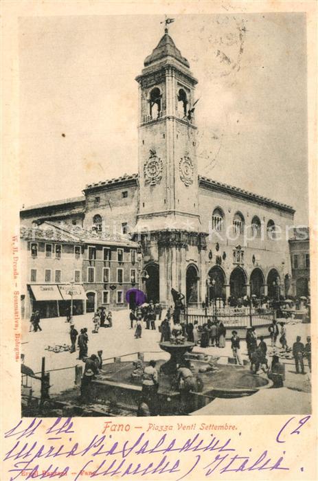 Fano Italien Piazza Venti Settembre