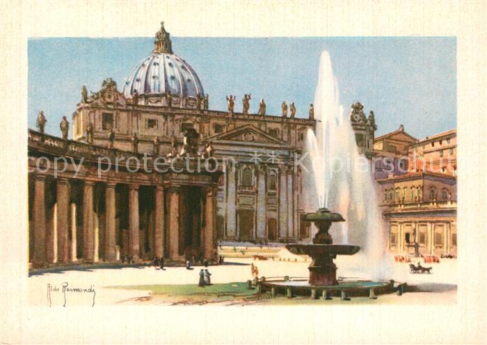 Roma Rom Basilica di S. Pietro e Fontana Aldo Raimondi