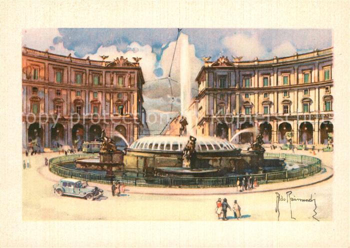 Roma Rom Piazza Esedra Aldo Raimondi
