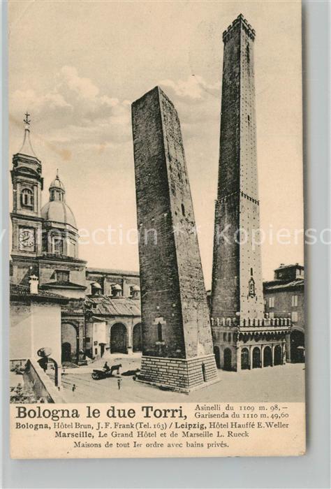 Bologna Due Torri Asinelli e Garisenda