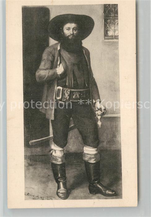 Hofer Andreas K?nstlerkarte Defregger