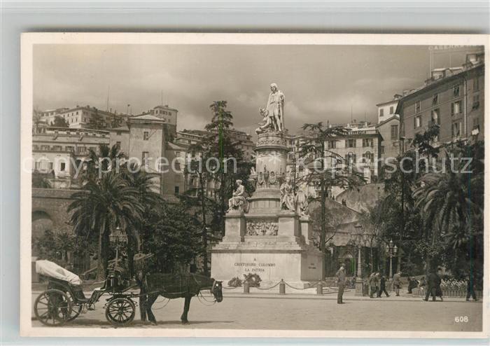 Genova Genua Liguria Columbus-Denkmal