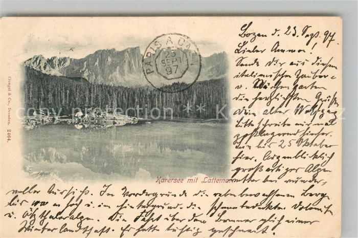 Karersee S?dtirol Latemar