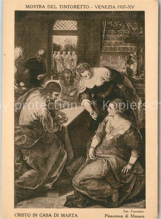 Venezia Venedig Mostra del Tintoretto Cristo in casa di Marta