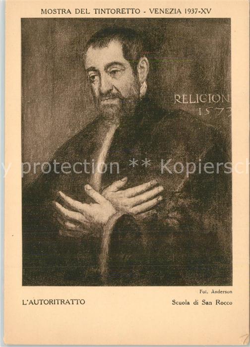 Venezia Venedig Mostra del Tintoretto Autoritratto Scuola di San Rocco