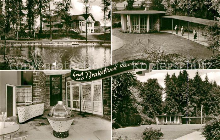 Brakel Westfalen Kaiserbrunnen Schwanenteich Trinkbrunnen Park