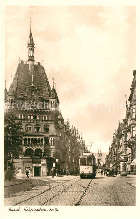 KAssEL  CITY Hohenzollern Strasse Strassenbahn