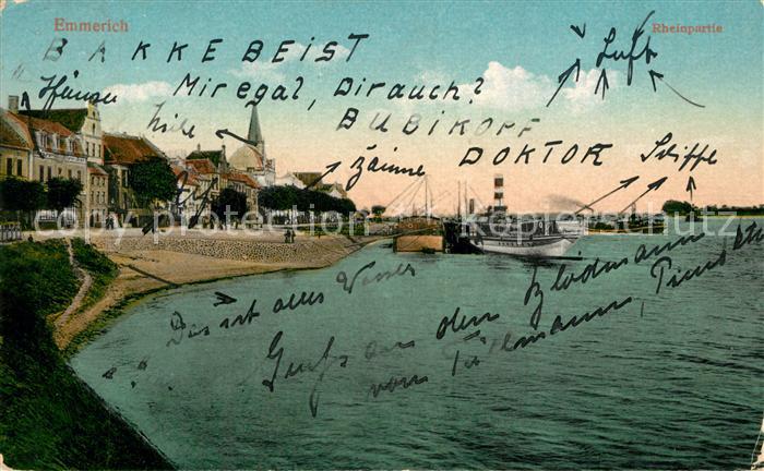 Emmerich Rhein Partie am Rhein