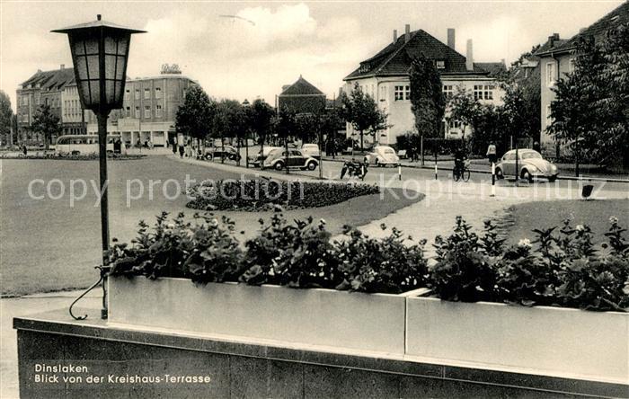 Dinslaken Blick von der Kreishaus Terrasse