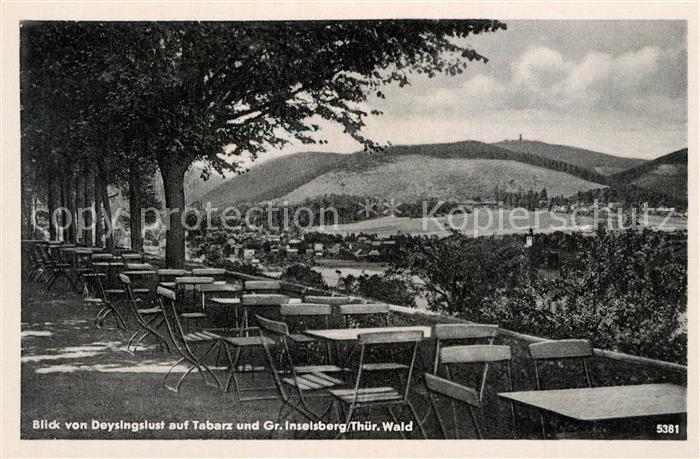 Tabarz Blick von Deysingslust mit Gr Inselsberg