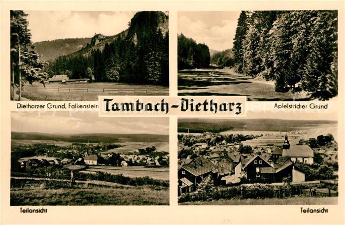 Tambach-Dietharz Falkenstein Apfelstaedter Grund Teilansichten