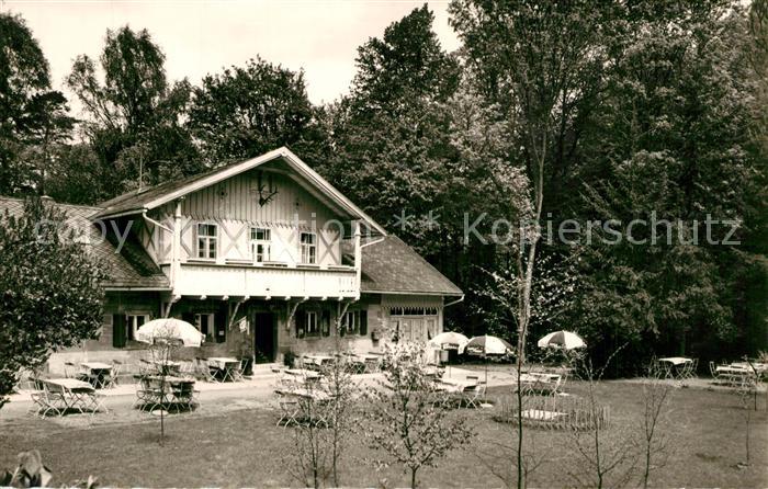 BAYREUTH Bayern Gaststaette Waldhuette