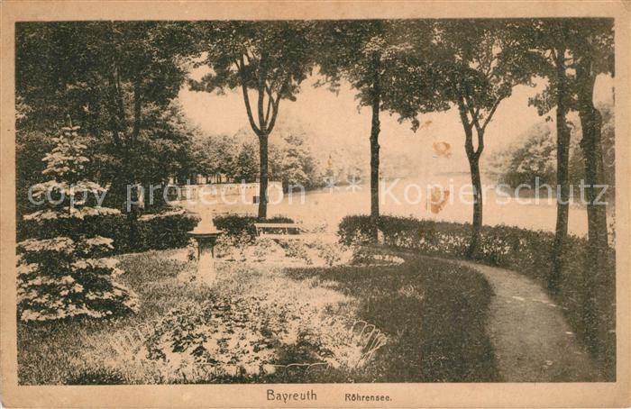 BAYREUTH Bayern Roehrensee