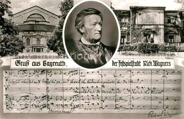 BAYREUTH Bayern Festspielhaus Wagner Portrait Villa Wahnfried