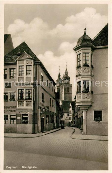 BAYREUTH Bayern Brautgasse