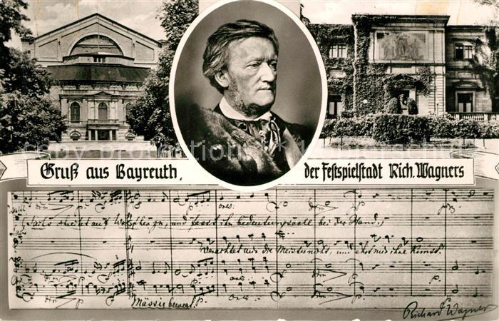 BAYREUTH Bayern Festspielhaus Wagner Portrait Villa Wahnfried