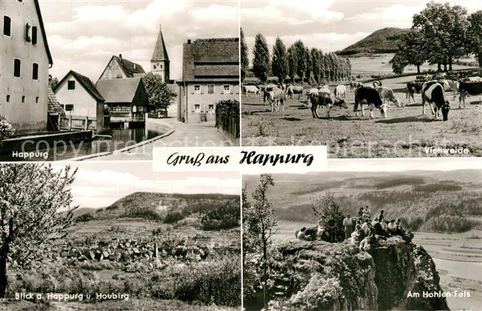 Happurg Ortspartie Viehweide Houbirg Am Hohlen Fels