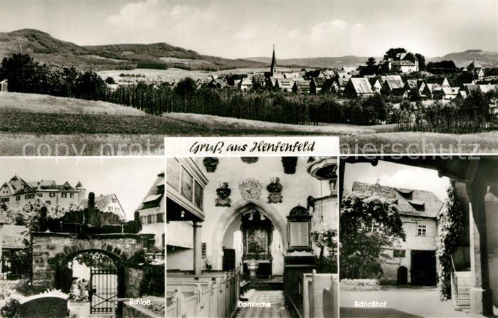 Henfenfeld Panorama Schloss Dorfkirche Schlosshof