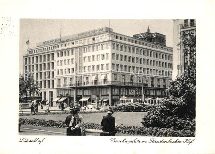 DuessELDORF  CITY Corneliusplatz mit Breidenbacher Hof