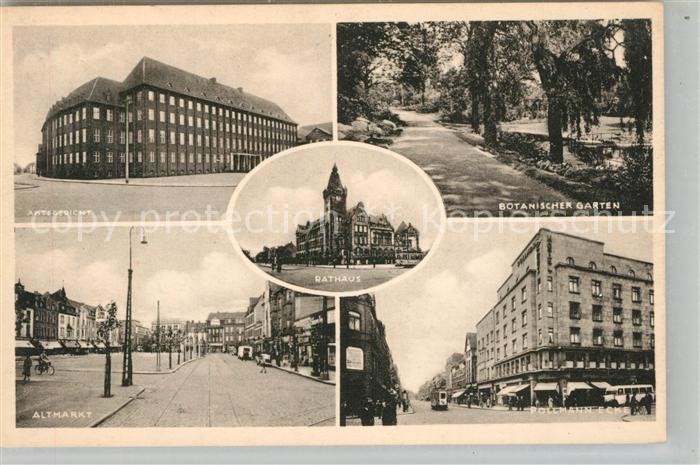 Hamborn Amtsgericht Rathaus Botanischer Garten Altmarkt Pollmann Ecke