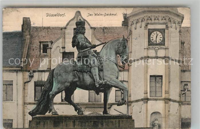 DuessELDORF  CITY Jan Welm Denkmal