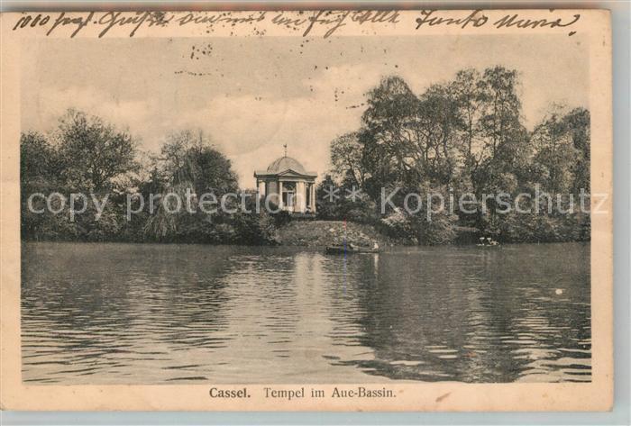 Cassel Kassel Tempel im Aue Bassin