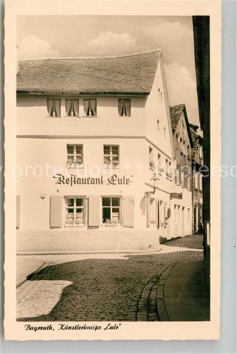 BAYREUTH Bayern Kuenstlerkneipe Eule