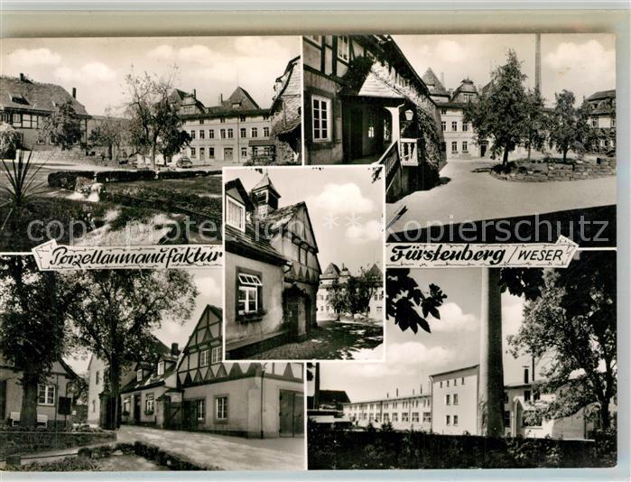 Fuerstenberg Weser Porzellanmanufaktur Teilansichten